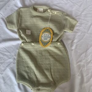 Vtg NWT MW Toddletime For JC Penny Baby Boy Tan Size 1 1/2-2 22-29 Lbs